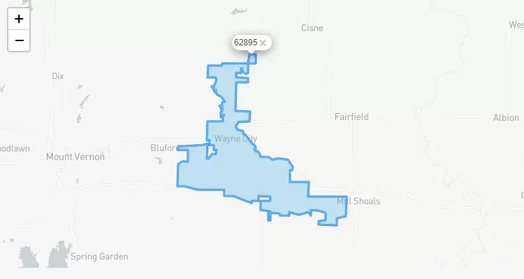 Código Postal ILLINOIS city ADEN - zip code Estados Unidos USA