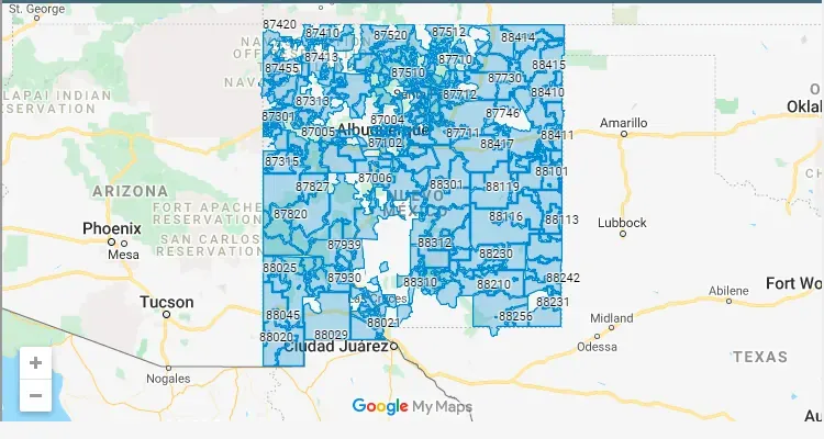 Código Postal CALIFORNIA city ARTESIA - zip code Estados Unidos USA