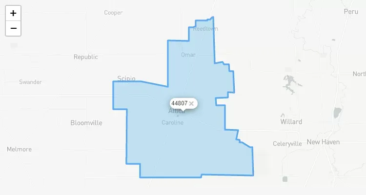 Código Postal MICHIGAN city ATTICA - zip code Estados Unidos USA