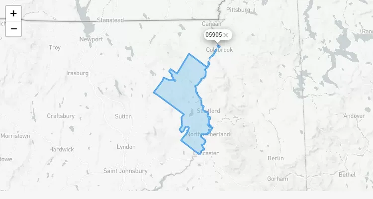 Código Postal VERMONT city BLOOMFIELD - zip code Estados Unidos USA