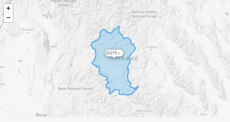 Código Postal OREGON city BONANZA - zip code Estados Unidos USA