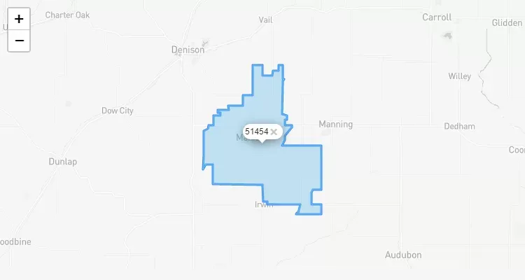 Código Postal IOWA city BOTNA - zip code Estados Unidos USA