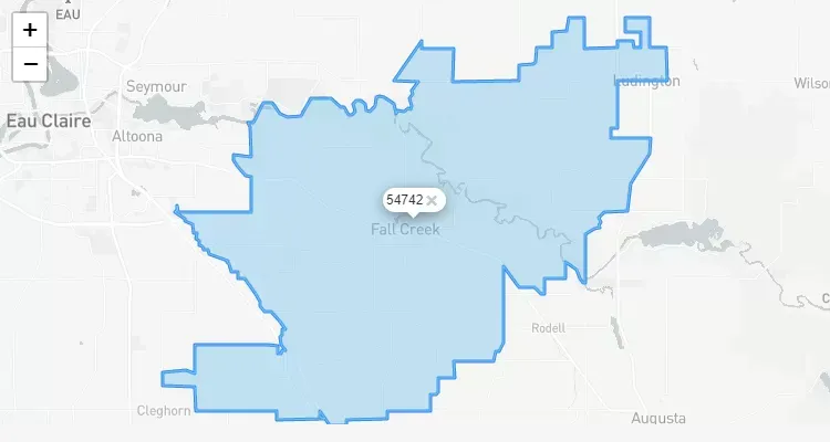 Código Postal WISCONSIN city BRACKETT - zip code Estados Unidos USA