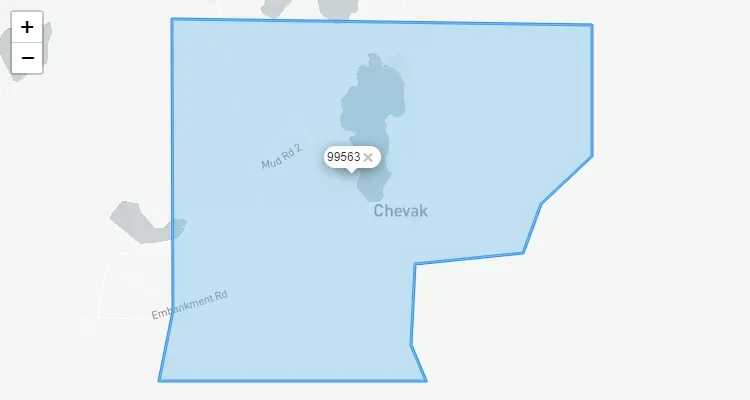 Código Postal ALASKA city CHEVAK - zip code Estados Unidos USA