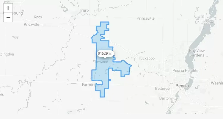 Código Postal ILLINOIS city CRAMERS - zip code Estados Unidos USA