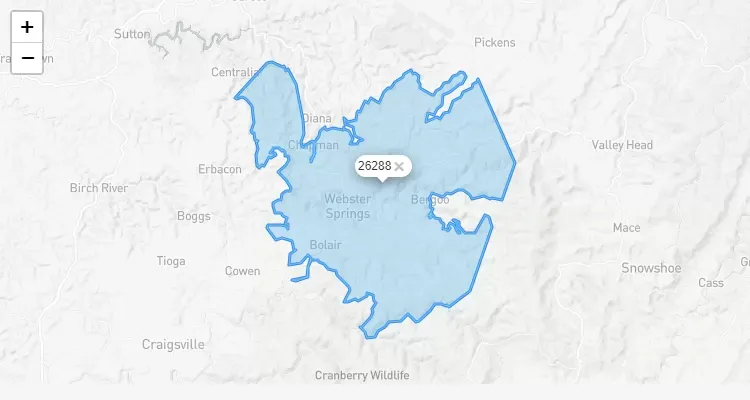 Código Postal OREGON city CURTIN - zip code Estados Unidos USA