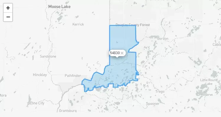 Código Postal WISCONSIN city DAIRYLAND - zip code Estados Unidos USA