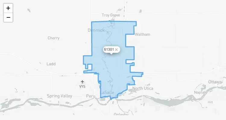 Código Postal ILLINOIS city DIMMICK - zip code Estados Unidos USA