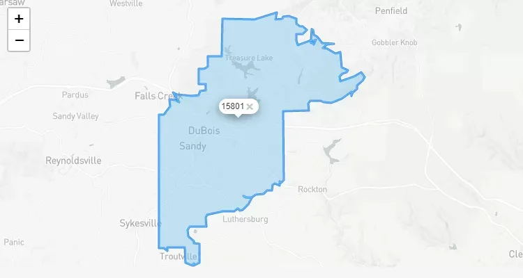 Código Postal ILLINOIS city DU-BOIS - zip code Estados Unidos USA