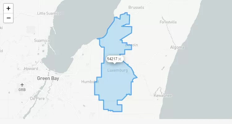 Código Postal WISCONSIN city DYCKESVILLE - zip code Estados Unidos USA