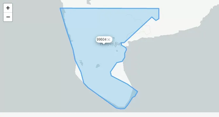 Código Postal ALASKA city HOOPER-BAY - zip code Estados Unidos USA