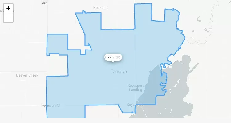 Código Postal ILLINOIS city IRISHTOWN - zip code Estados Unidos USA