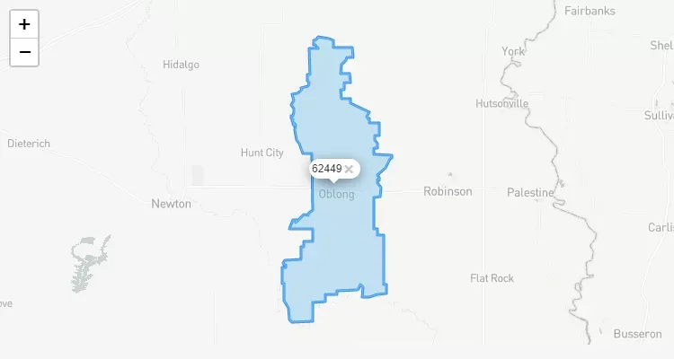 Código Postal ILLINOIS city KIBBLE - zip code Estados Unidos USA