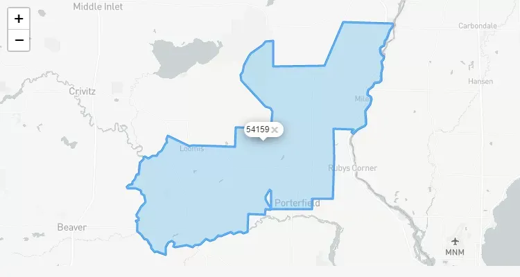 Código Postal CALIFORNIA city LOOMIS - zip code Estados Unidos USA