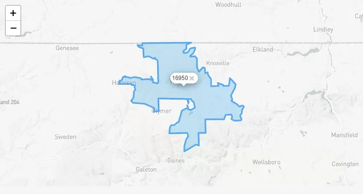 Código Postal CALIFORNIA city NORTH-FORK - zip code Estados Unidos USA