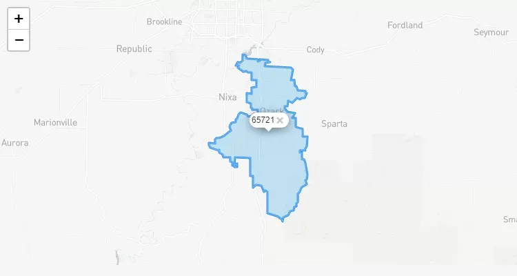 Código Postal ILLINOIS city OZARK - zip code Estados Unidos USA