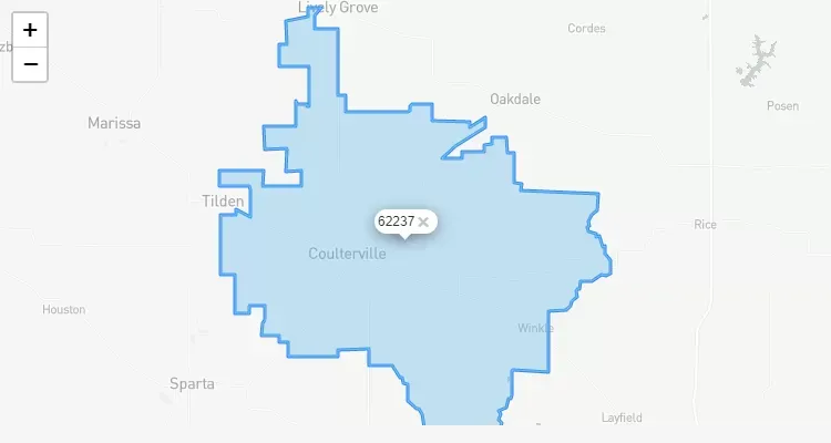 Código Postal ILLINOIS city SWANWICK - zip code Estados Unidos USA