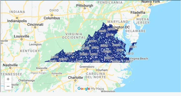 Código Postal SOUTH-CAROLINA city WACHOVIA - zip code Estados Unidos USA